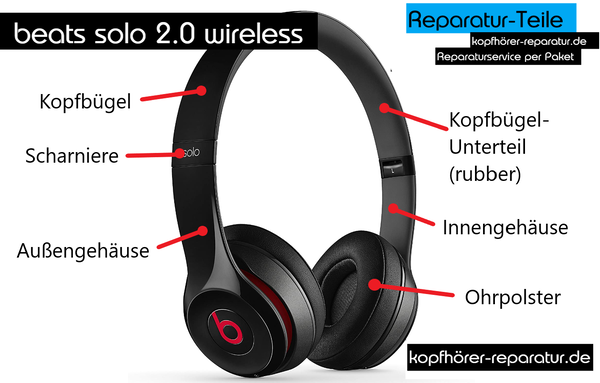 beats solo 2 wireless Reparatur