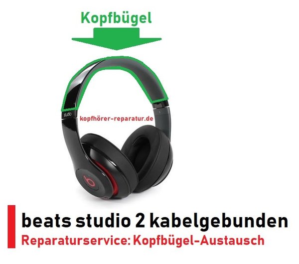 beats studio 2.0 kabelgebunden [Kopfbügel-Austausch]