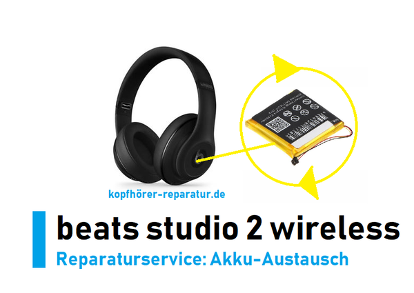 beats studio 2.0 wireless [Akku-Austausch]
