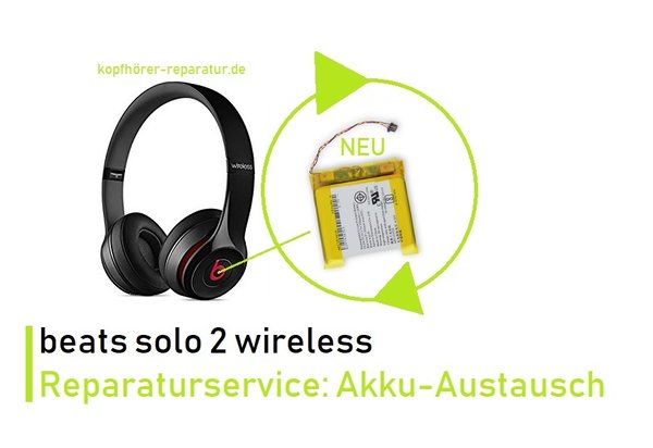 beats solo 2.0 wireless (Akku-Austausch)