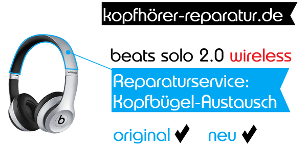 beats solo 2.0 wireless: Kopfbügel-Austausch (original)