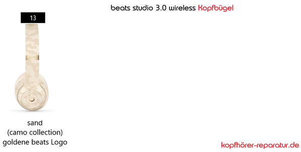 beats studio 3.0 wireless (Kopfbügel-Austausch)