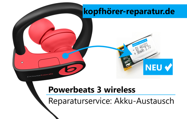 powerbeats 3 wireless (Service: Akku-Austausch)