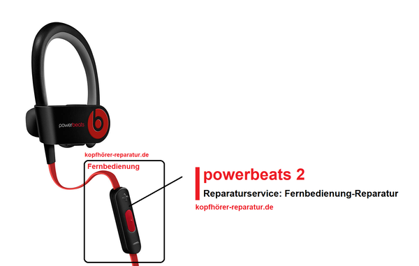 powerbeats 2 wireless : Fernbedienung-Reparatur