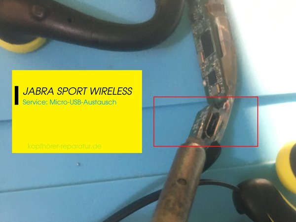 Jabra Sport wireless : Micro-USB-Austausch