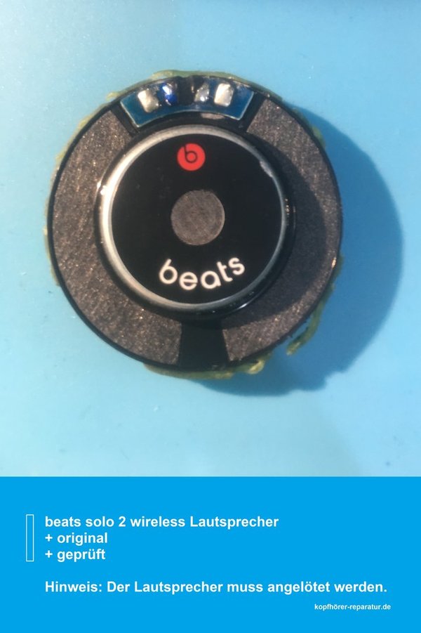 beats solo 2 wireless:  Lautsprecher (original)
