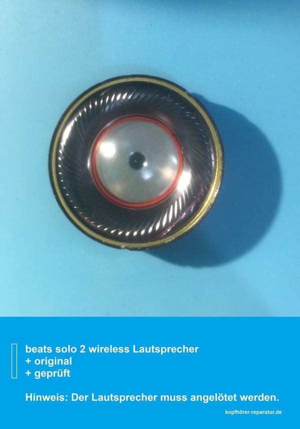beats solo 2 wireless:  Lautsprecher (original)