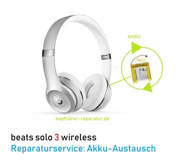 beats solo 3.0 wireless: Akku-Austausch