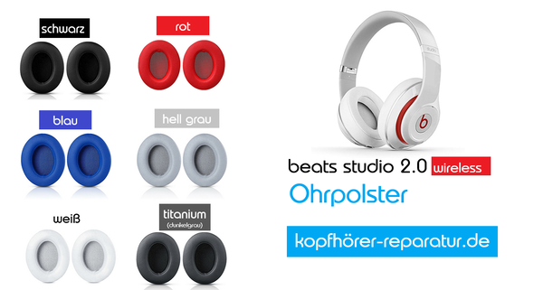 beats studio 2.0 wireless Ohrpolster