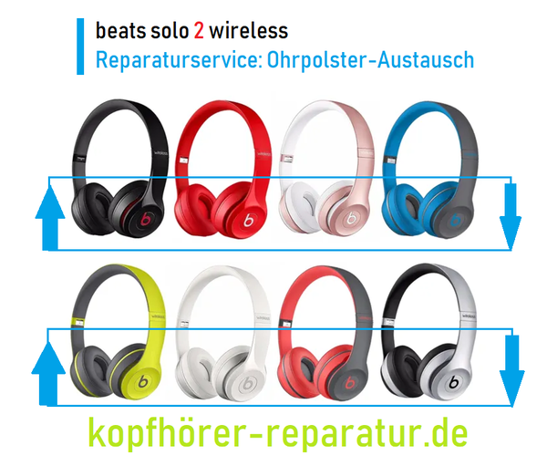 beats solo 2.0 wireless: Ohrpolster-Austausch