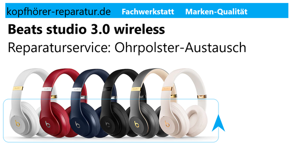 beats studio 3.0 wireless (Ohrpolster-Austausch)