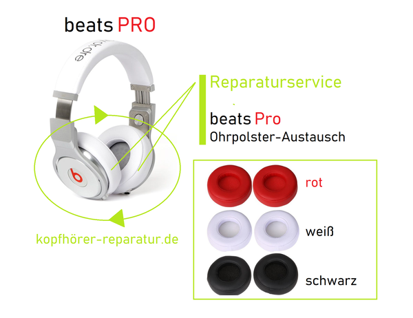 beats PRO: Ohrpolster-Austausch