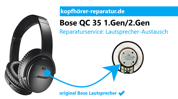 Bose quietcomfort 35 wireless: Lautsprecher-Austausch