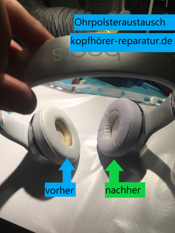beats solo 2.0 kabelgebunden ( Ohrpolster-Austausch)