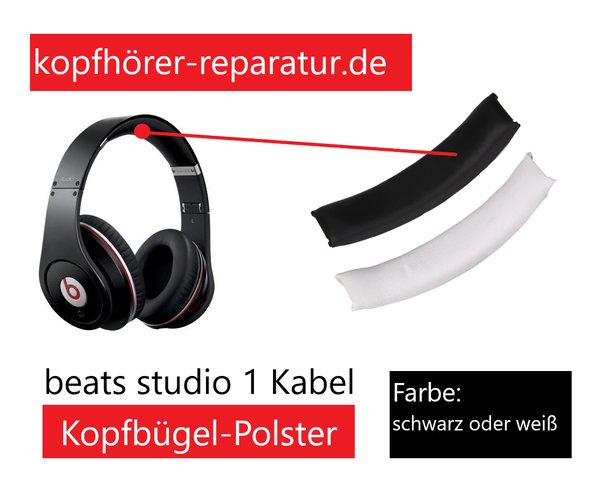 beats studio 1 Kabel: Kopfbügel-Polster (Neu)