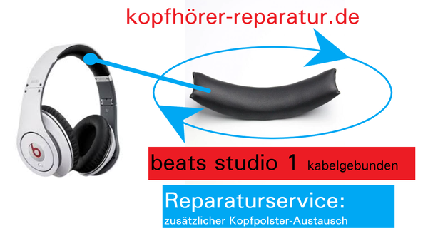 beats studio 1 kabelgebunden: zusätzlicher Kopfpolster-Austausch