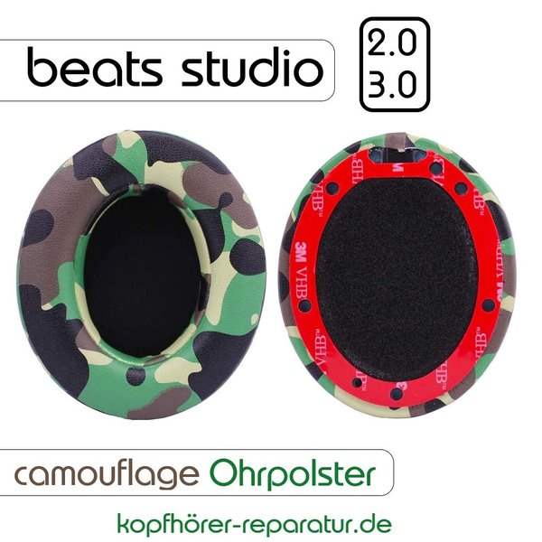 beats studio 2.0 / 3.0 Ohrpolster (camouflage)