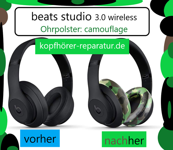 beats studio 2.0 / 3.0 Ohrpolster (camouflage)