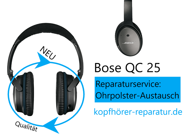 Bose Quietcomfort 25 : Ohrpolster-Austausch