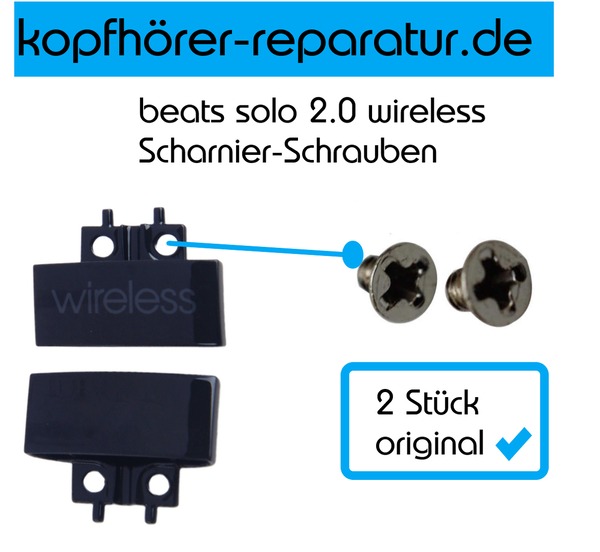 beats solo 2.0 wireless: Scharnier-Schrauben