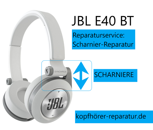JBL E40 BT: Scharnier-Reparatur