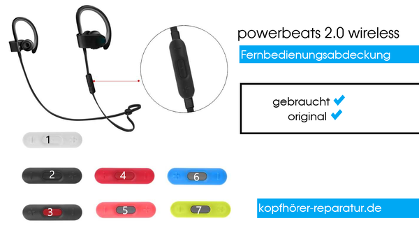 powerbeats 2.0 wireless: Abdeckung für Fernbedienung  (gebraucht)