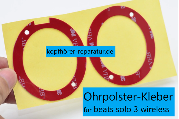 Ohrpolster-Kleber für solo 3 wireless ( 1 Paar)