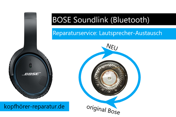 Bose SoundLink around-ear II Bluetooth-Kopfhörer: Lautsprecher-Austausch