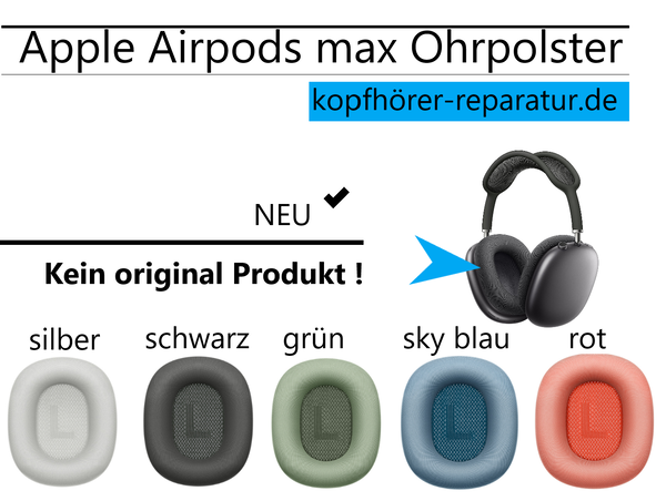 AirPods Max Ohrpolster (Marken-Qualität)