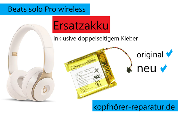 beats solo pro wireless: Akku (neu, original)