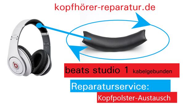 beats studio 1 kabelgebunden: Kopfpolster-Austausch