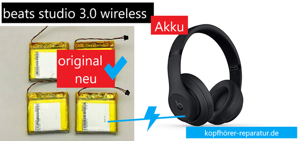 beats studio 3.0 wireless Akku (neu, original)