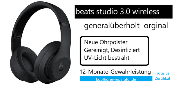 beats studio 3.0 wireless (generalüberholt, orignal)