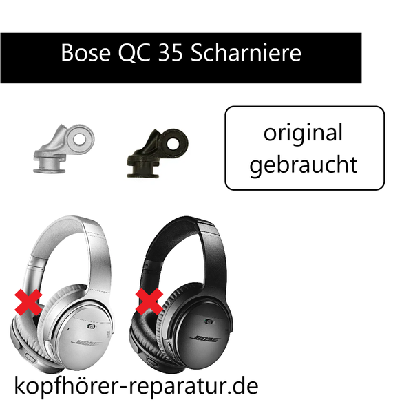 Bose QC 35 Scharniere (2.Generation) (original, gebraucht)