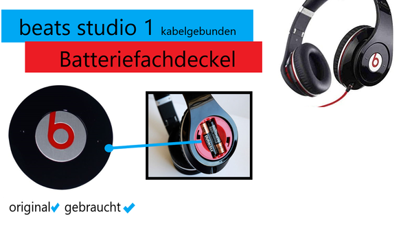 beats studio 1 kabelgebunden (Batteriefachdeckel)
