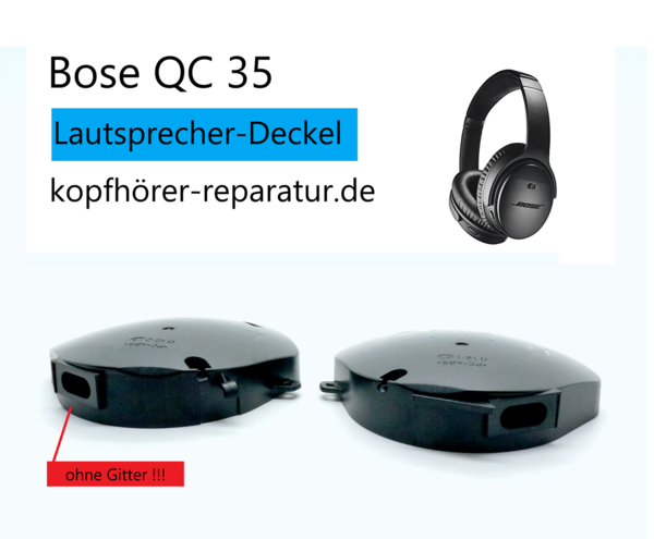 Bose QC 35 Lautsprecher-Deckel (original, neu)