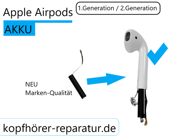 Apple Airpods Akku (1.Gen/2.Gen)