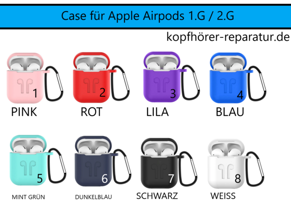 Case für Apple Airpods 1.Gen/2.Gen