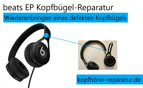 beats EP: Kopfbügelreparatur (Wiederanbringen des Kopfbügels)