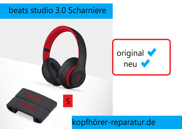 beats studio 3 wireless: Scharniere (original, neu)
