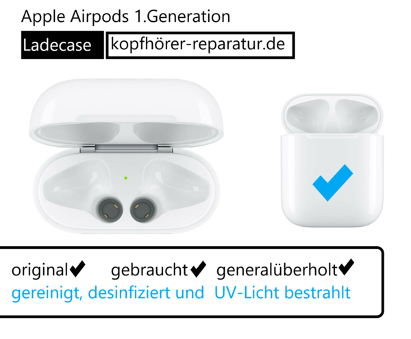 Ladecase für Apple Airpods 1.Generation: original (gebraucht)
