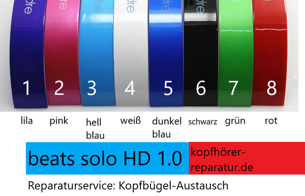 beats solo HD 1.0 : Kopfbügel-Austausch