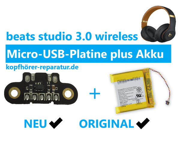 beats studio 3.0 wiress: Micro-Usb-Platine (neu, original)