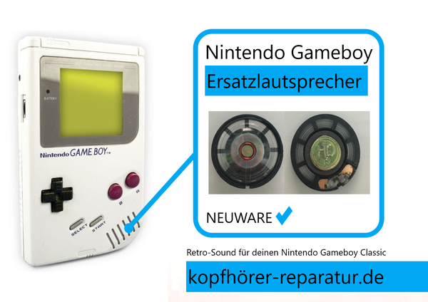 Nintendo Gameboy Classic: Lautsprecher