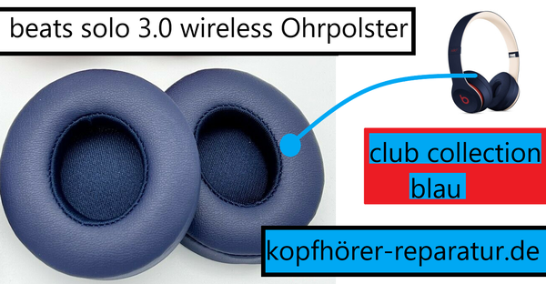 beats solo 3 wireless Ohrpolster: club collection