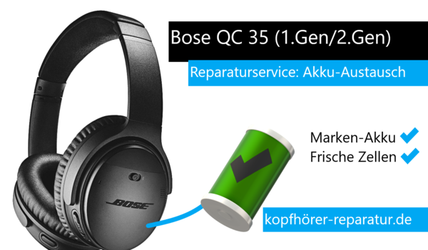 Bose QC 35: Akku-Austausch