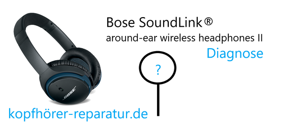 Bose SoundLink Around-Ear II wireless Kopfhörer (Diagnose)