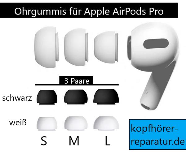 Ohrgummis für Apple Airpods Pro (Set)