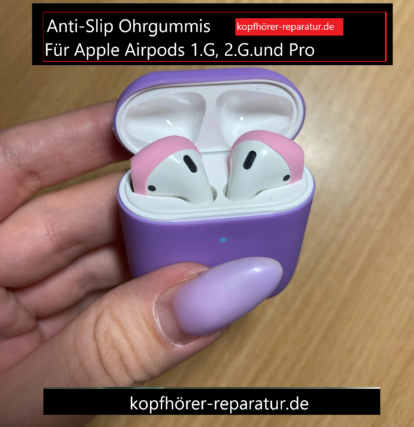 Anti-Slip Ohrgummis für Apple Airpods 1.Gen/2.Gen/Pro