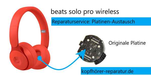 beats solo pro wireless: Platinen-Austausch